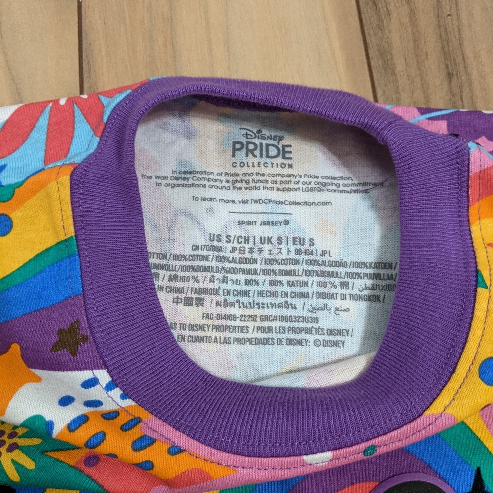 NWT! Disney Pride Collection Spirit Jersey Adult Size Small - Picture 12 of 15